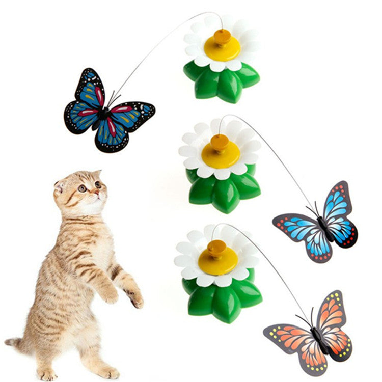 038802-2-3 Electric Butterfly Electric Bird Funny Cat Toy Flying Electric Cat Toy Cat Interactive