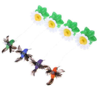 038802-2-3 Electric Butterfly Electric Bird Funny Cat Toy Flying Electric Cat Toy Cat Interactive