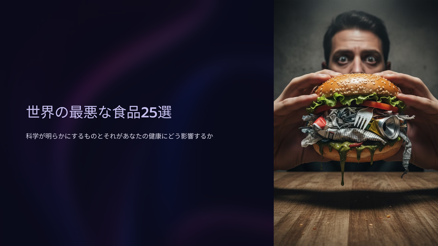 The 25 Worst Foods in the World