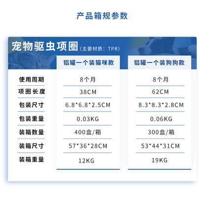 ペット用防虫カラー 🐶🐱 — ノミ・ダニ対策＆リフレッシュ効果付き