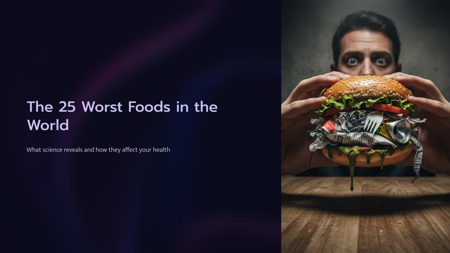 The 25 Worst Foods in the World